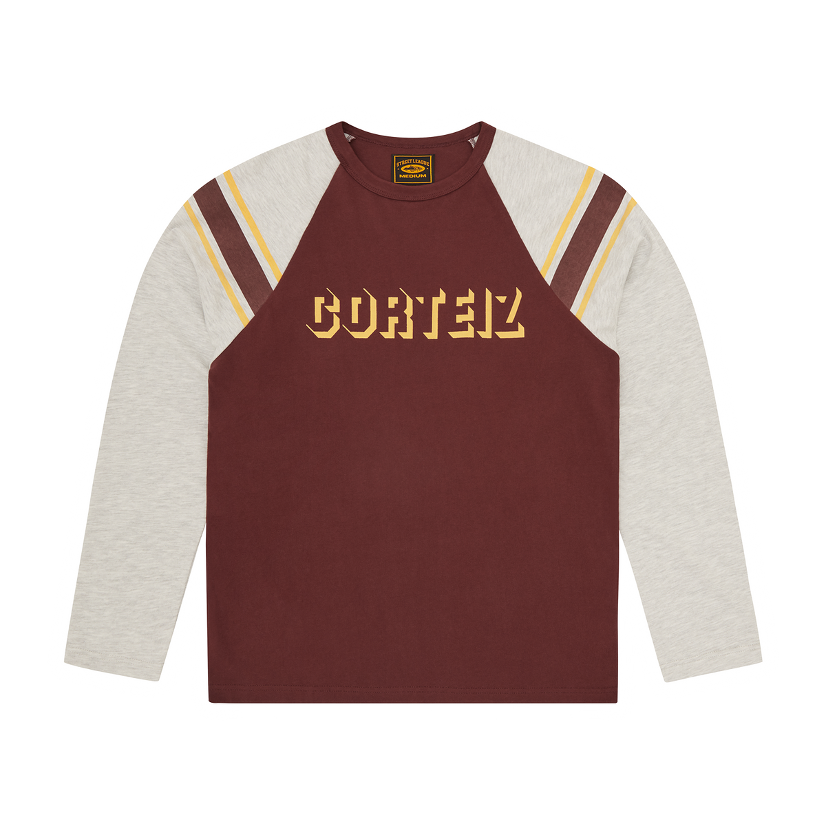 97 HEAVYWEIGHT RAGLAN LS [BURGUNDY]
